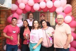 AÇÃO REFERENTE AO OUTUBRO ROSA É REALIZADA NA SECRETARIA DE ASSISTÊNCIA SOCIAL E HABITAÇÃO DE OSÓRIO