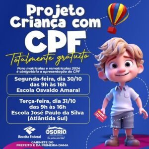 Projeto Criança com CPF em Osório