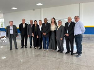 DIREÇÃO NACIONAL DA CNEC VISITAM OBRAS DO NOVO PRÉDIO DA UNICNEC EM OSÓRIO, E FALAM SOBRE CURSO DE MEDICINA