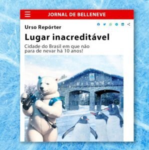 Snowland, primeiro parque de neve indoor do país – Snowland celebra 10 anos e congela o Brasil