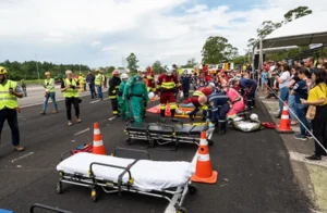 CCR ViaSul: na Freeway, 25 instituições participam do maior Simulado de acidente do RS