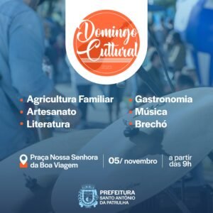 Neste Final de Semana tem Domingo Cultural em SAP!