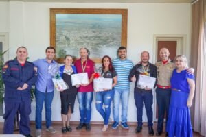 Professores e equipes de todas as escolas municipais e da Secretaria Municipal de Educação (SEMED) de SAP, receberam Treinamento Prático de Brigada de Incêndio