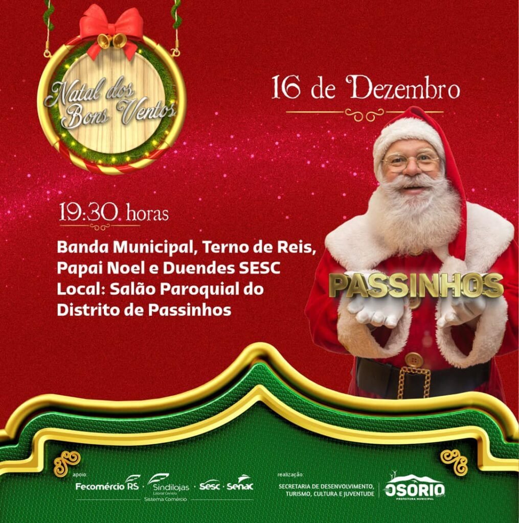 405197952_751014397067130_6202660274272215707_n-1015x1024 A Administração Municipal de Osório preparou uma Programação Especial para a Edição deste Ano do Natal dos Bons Ventos.