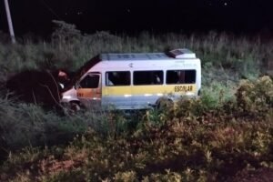 Micro-ônibus atropela cavalo e deixa 19 feridos em São Pedro do Sul