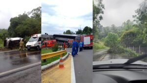 Sábado marcado por quedas de árvores e acidentes após Chuva Forte na Serra Gaúcha