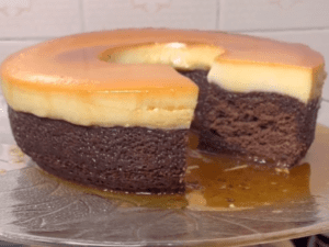 Bolo Pudim na Airfryer