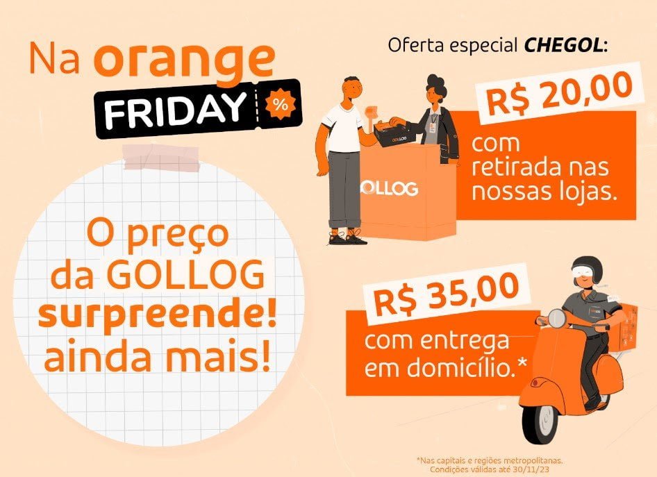 Orange-Friday Feirão Orange Friday da GOL