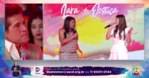 Filhas de Daniel e João Paulo homenageiam os pais no palco do Teleton 2023