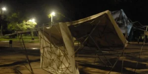 Ciclone atua com rajadas de vento intensas no Rio Grande do Sul