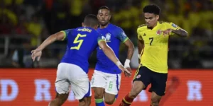 Brasil perde de virada para Colômbia e soma três jogos sem vencer nas Eliminatórias