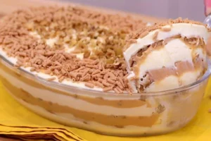 Pavê de Nata com Doce de Leite Perfeito