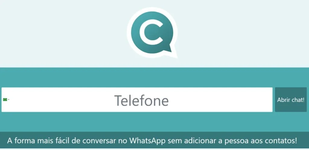 Como falar no WhatsApp sem salvar o contato?
