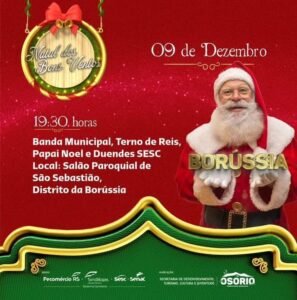 PROGRAMAÇÃO NATAL DOS BONS VENTOS EM OSÓRIO