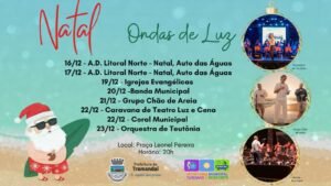 Inicia neste sábado a programação do Natal Ondas de Luz👏😍🎅
