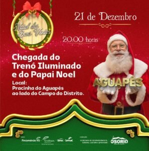 NATAL DOS BONS VENTOS EM AGUAPÉS