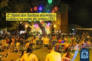 Na noite de ontem (21), a magia do natal tomou conta da Praça da Boa Viagem!