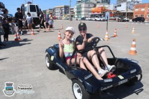 Polícia Civil promove Escolinha de Trânsito e Oficina de Desenho na Beira-Mar de Tramandaí