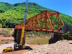 FINALIZADO IÇAMENTO DA PONTE DO RIO DAS ANTAS, EM NOVA ROMA DO SUL