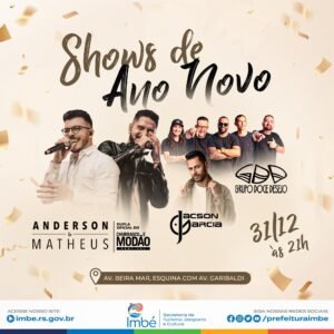 IMBÉ TERÁ ATRAÇÕES DE RÉVEILLON NO CENTRO E EM MARILUZ