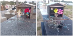 Cemitério de Passinhos, em Osório, é alvo de Vandalismo