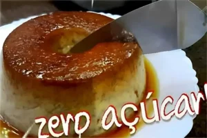 Pudim sem açúcar