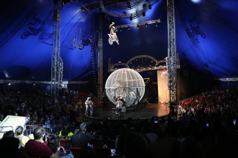 Mirage Circus chegou à Balneário Camboriú em comboio de 40 carretas 1 Globo da Morte Mirage Circus 1536x1024 2 768x512 1