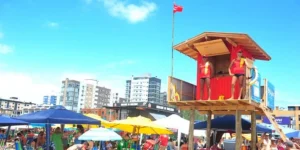 Novas guaritas são instaladas em Capão da Canoa e Torres após danos por chuva e ressaca