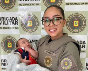 Soldado da Brigada Militar salva bebê engasgado em Xangri-lá