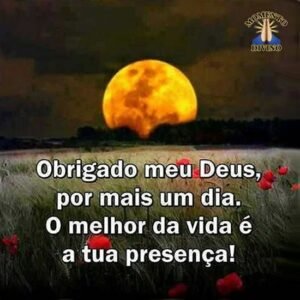Mensagem do dia: Obrigado, Meu Deus, por Mais este Dia