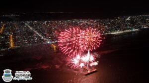 Confira imagens do Réveillon de Tramandaí, a Capital das Praias! 🥳🎉