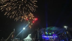 Capão da Canoa recebeu mais de um milhão de pessoas para festejar a chegada de 2024