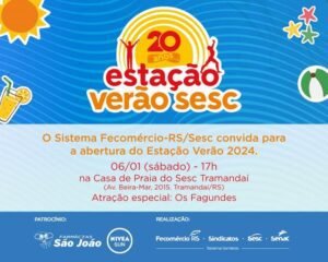 Os Fagundes fazem show na abertura oficial da Casa Estação Verão em Tramandaí 👏☀️
