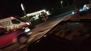 PRF atende acidente com óbito neste domingo (07) na BR 101 em Osório