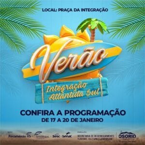 VERÃO INTEGRAÇÃO EM ATLÂNTIDA SUL