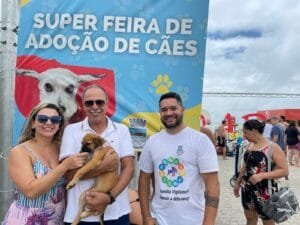 Super Feira de Adoção de Cães está sendo realizada neste sábado em Tramandaí 🐶❤️