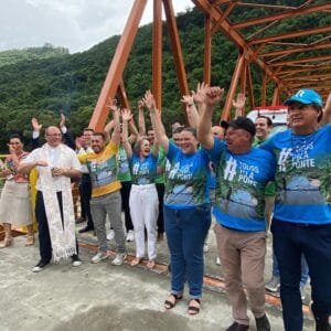 Confira como foi a inauguração da Ponte de Ferro na ERS-448, em Nova Roma do Sul