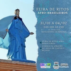 Veja como estão os preparativos para a Festa de Iemanjá que acontece na noite do dia 1° de fevereiro 👏