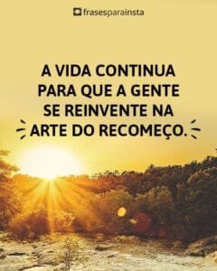Mensagem do dia: Recomeço