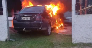 Bombeiros Voluntários de Balneário Pinhal atendem ocorrência de sinistro veicular em Palmares do Sul