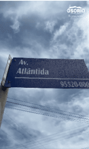 NOVAS PLACAS DE IDENTIFICAÇÃO DAS RUAS EM ATLÂNTIDA SUL