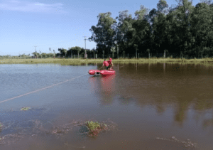 Bombeiros encontram corpo de jovem que desapareceu após entrar em açude durante festa de Réveillon em São Gabriel