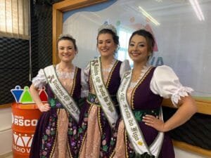 49ª Festa do Figo: Rainha e princesas convidam comunidade para evento de Nova Petrópolis