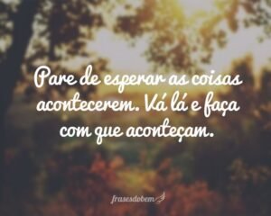 Mensagem do dia: Pare de deixar as coisas para Amanhã!