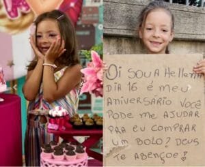 PR: Menina que foi a sinaleira pedir bolo de aniversário ganha ‘dia de princesa’ e festa surpresa
