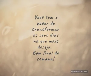 Mensagem do dia: Poder