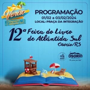 12ª FEIRA DO LIVRO DE ATLÂNTIDA SUL