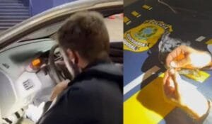 Traficantes saem com drogas de Capão da Canoa e acabam presos em Osório; mulher tinha dinheiro no sutiã