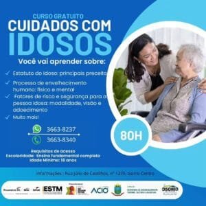 EM PARCERIA COM ESTADO, PREFEITURA DE OSÓRIO OFERECE CURSOS DE QUALIFICAÇÃO PROFISSIONAL