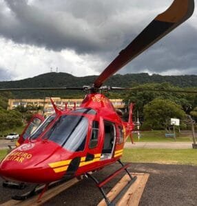 COMPANHIA DE OPERAÇÕES AÉREAS DO CBM SE DESPEDE DE OSÓRIO